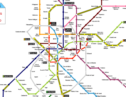 el metro en agosto